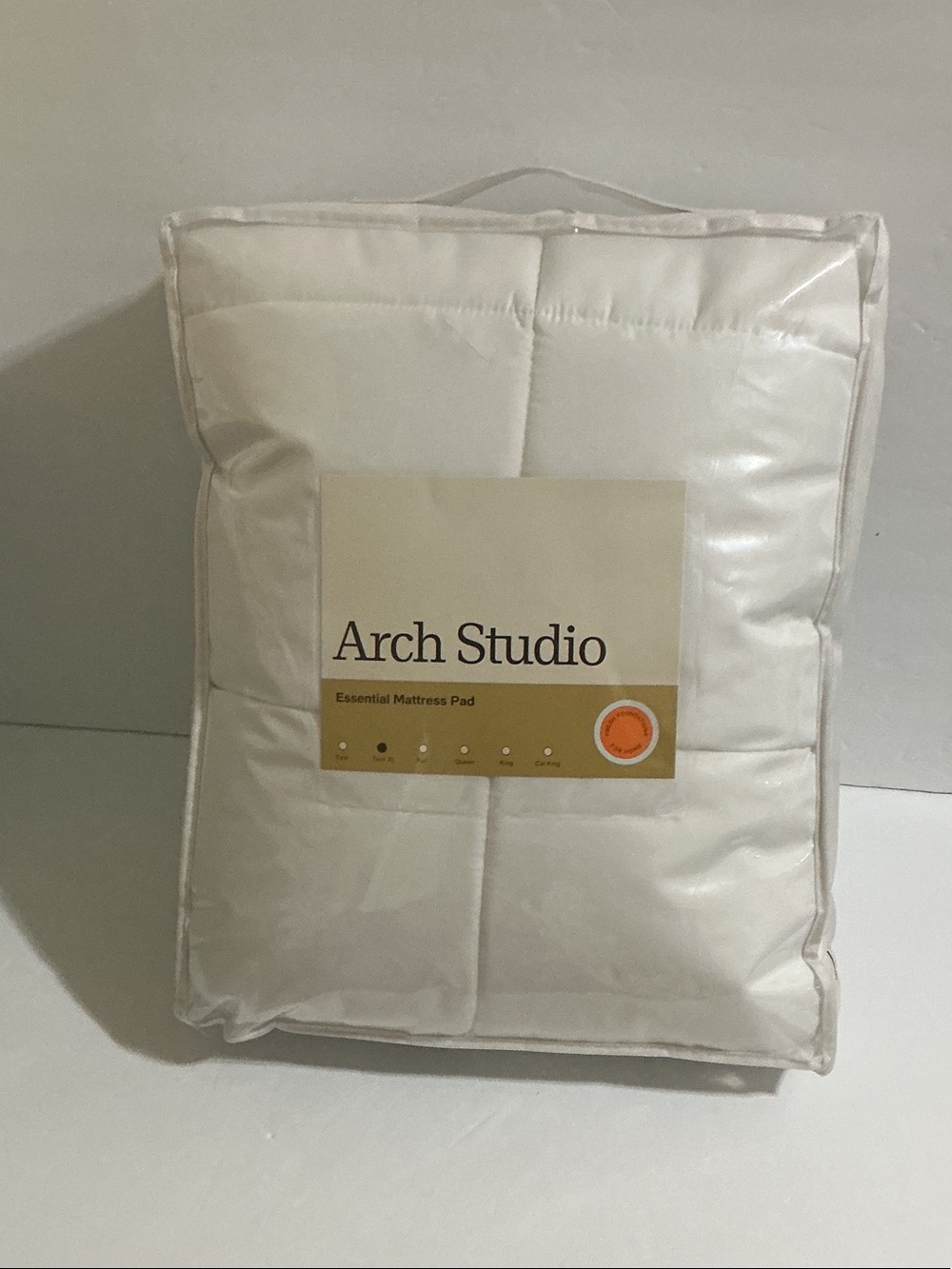 White Essential Mattress Pad - Quilted Comfort